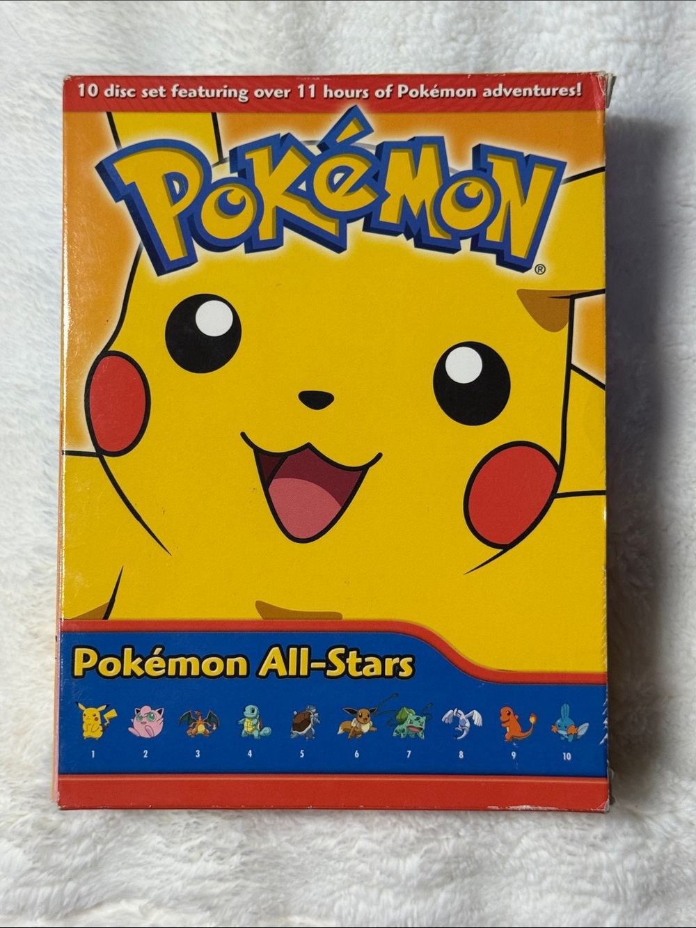 Pokemon 10 Disc All Stars DVD Box Set 11 Hours Of Pokemon Adventures